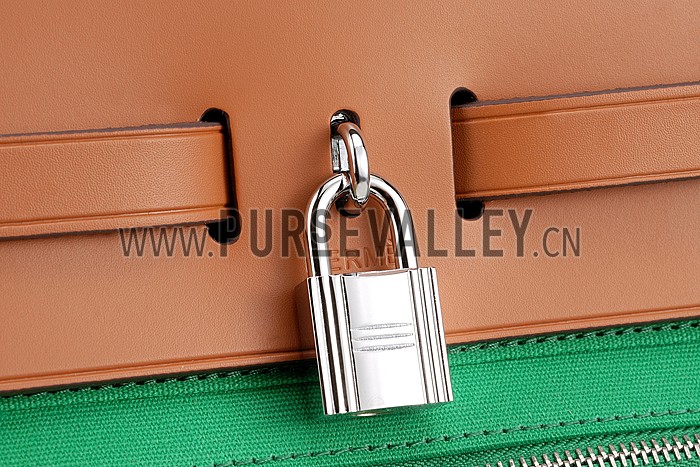 Hermes Herbag Green