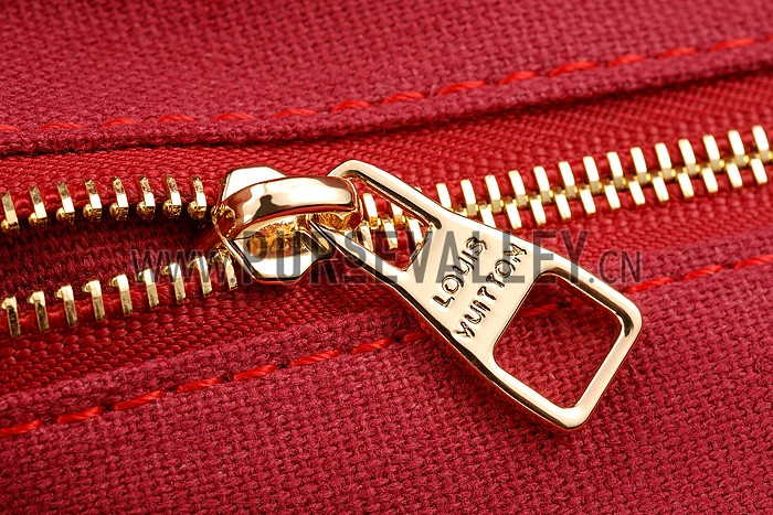 Louis Vuitton Brea Monogram Vernis PM Bag Red
