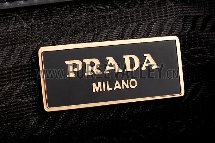 Prada Classic Patent Leather Satchel Black