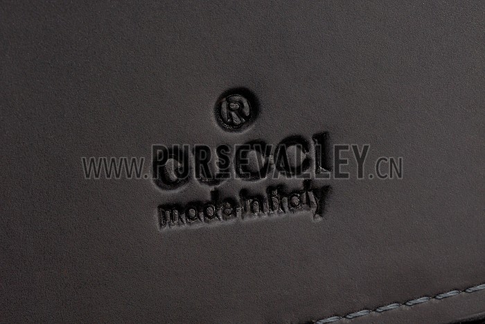 Gucci Signature Black Wrist Wallet With Web Detail