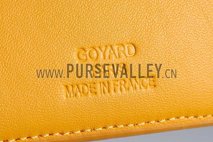 Goyard Yellow Wallet 18926594