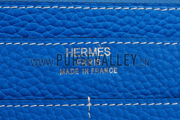 Hermes Dogon Wallet Blue Hydra 18926632