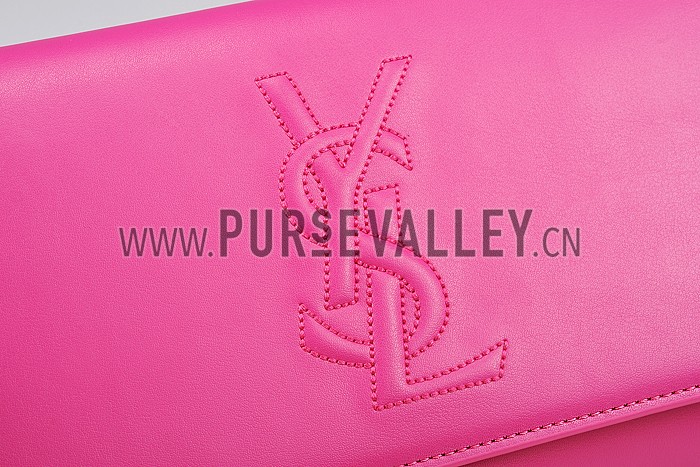 Saint Laurent Belle De Jour Clutch Fuchsia 608313