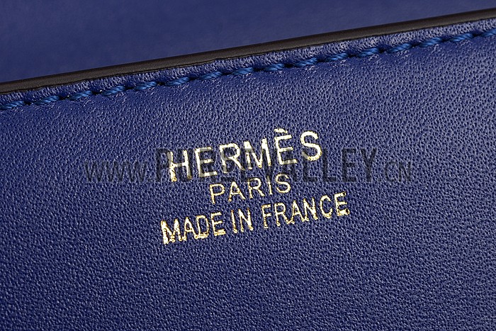 Hermes Cherche Midi Blue Bag