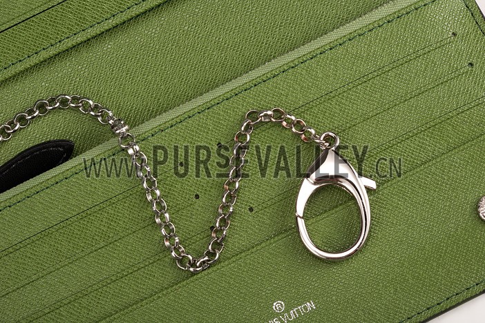 Louis Vuitton Monogram Infrarouge Zippy Wallet Green