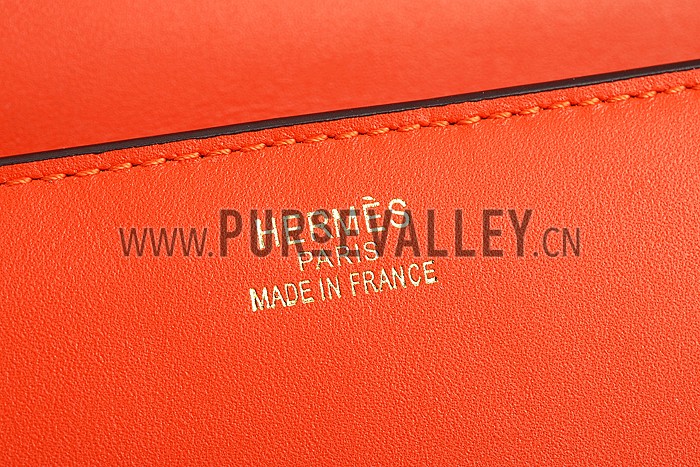 Hermes Cherche Midi Orange Bag