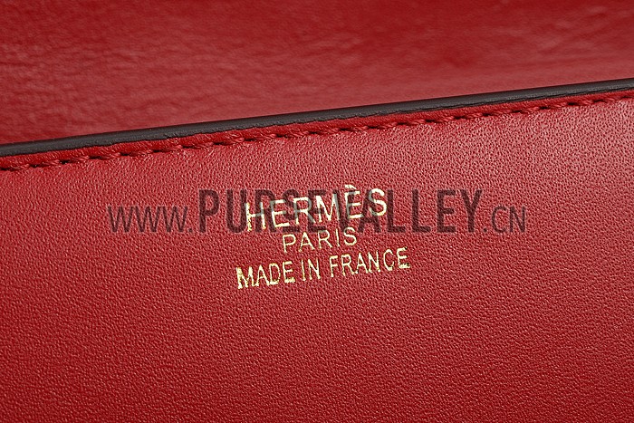 Hermes Cherche Midi Red Bag
