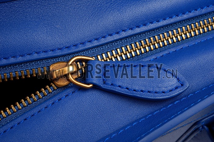 Celine Nano Luggage Blue