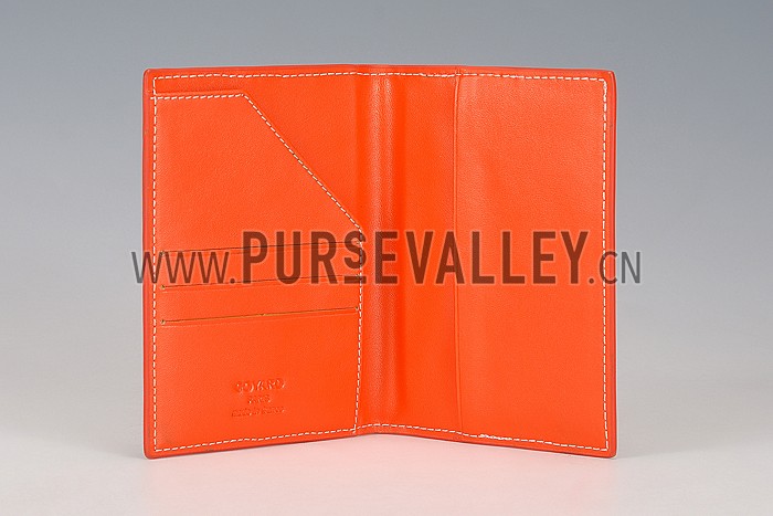Goyard Passport Cover Orange