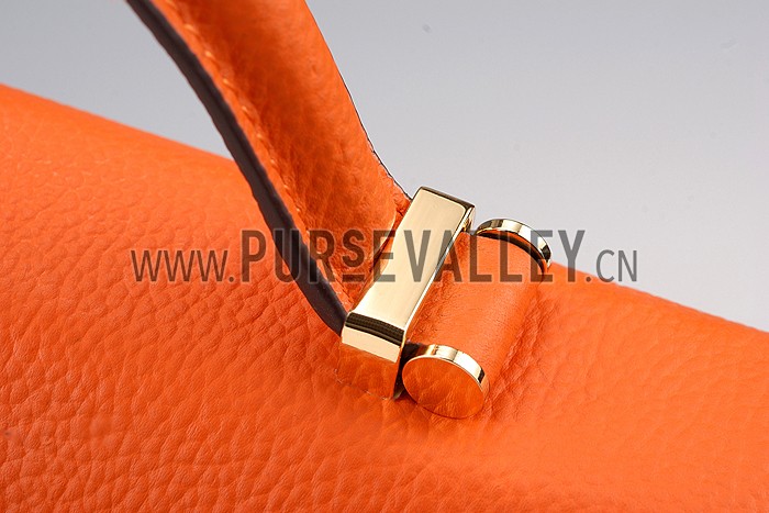 Hermes Stirrup Shoulder Bag Orange 608098