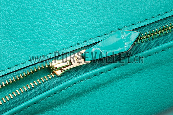 Hermes Birkin 35 Crocodile Leather Lagoon 608054