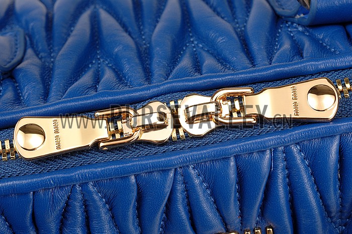 Miu Miu Matelasse Doctor Blue Bag