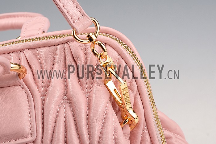 Miu Miu Matelasse Doctor Pink Bag