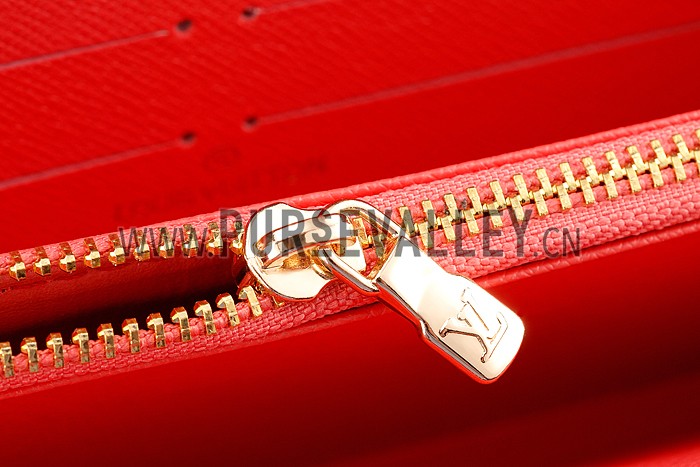 Louis Vuitton Monogram Totem Zippy Wallet Flamingo