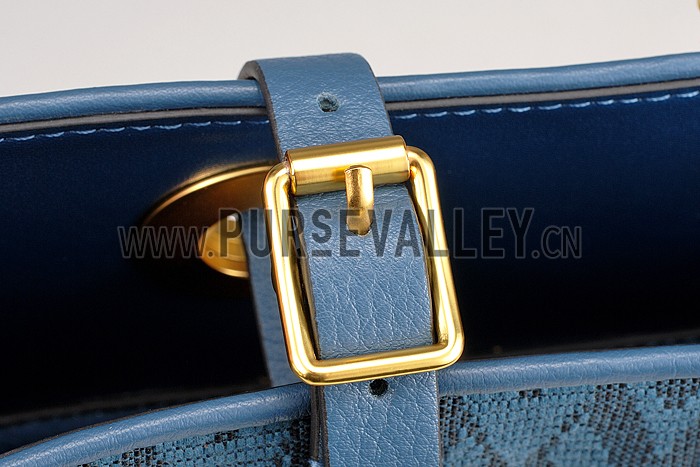 Valentino Viva Valentino Fabric Vertical Tote Bag Blue