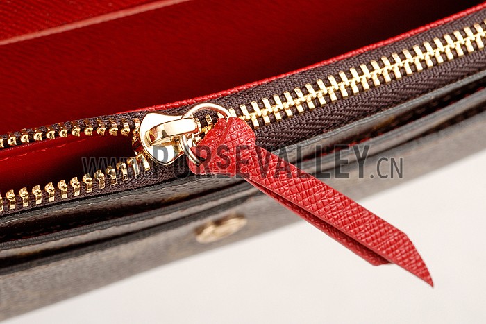 Louis Vuitton Emilie Wallet Chili Red