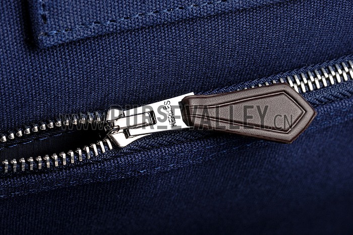 Hermes Herbag Tote Dark Blue