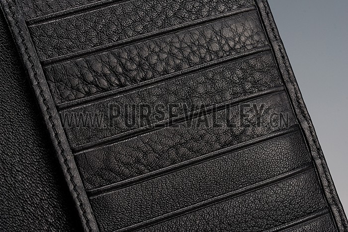 Gucci Long Wallet Black Leather