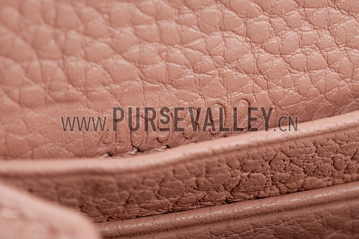 Gucci Marmont Leather Wallet Peach