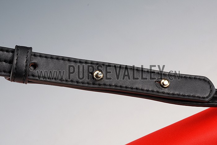 Chloe Faye Small Bag Black And Red