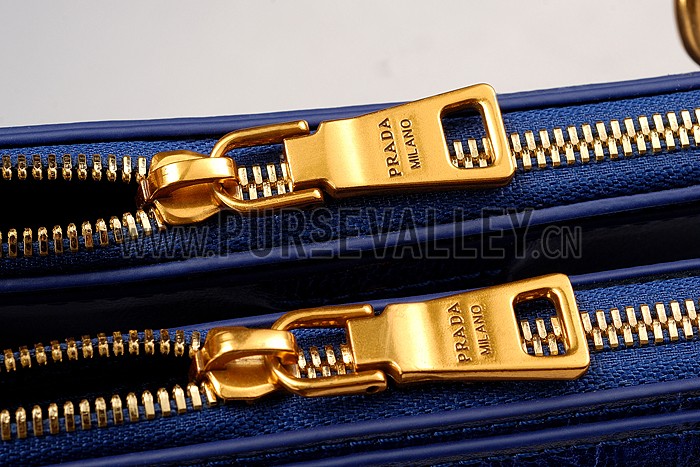 Prada Classic Satchel Blue