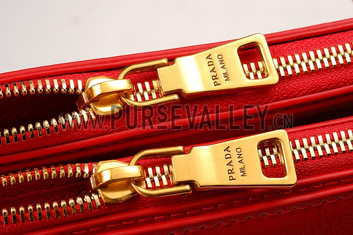 Prada Classic Satchel Red