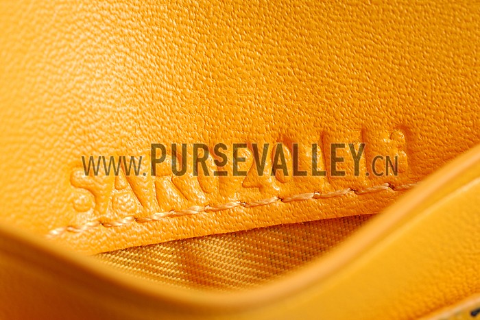 Goyard Yellow Card Holder 18926607