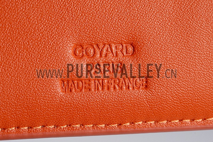 Goyard Orange Passport Cover 18926618
