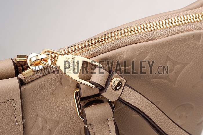 Louis Vuitton Mazarine Empreinte PM Bag Beige