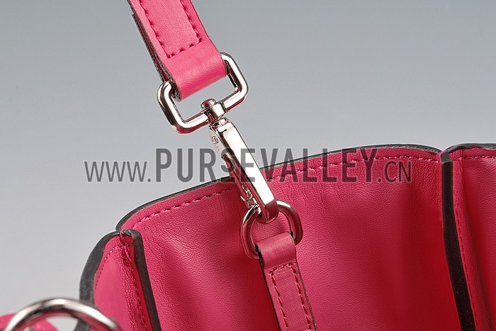 Diorissimo Medium Light Blue, Dark Blue and Rose Pink City Bag