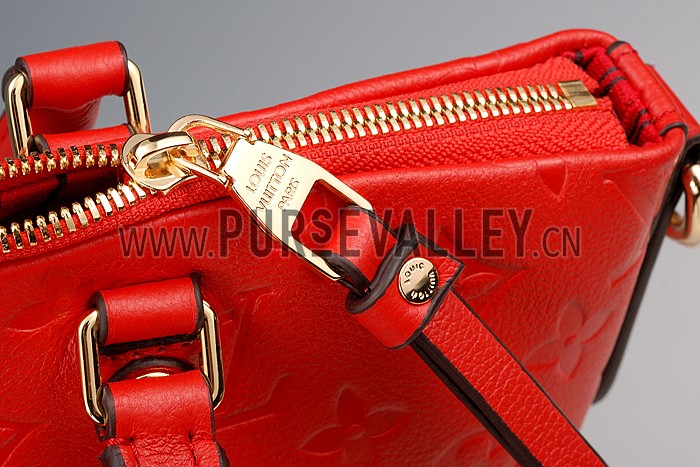 Louis Vuitton Mazarine Empreinte PM Bag Red