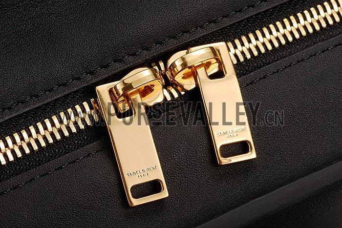 Saint Laurent Monogram Cabas Medium Black Bag