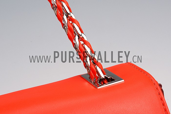 Fendi Be Baguette Bicolor Poppy Red and Bordeaux Bag