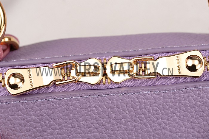 Miu Miu Satchel Purple and Pink