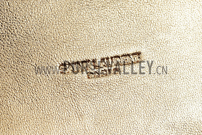 Saint Laurent Small Monogram Gold Bag