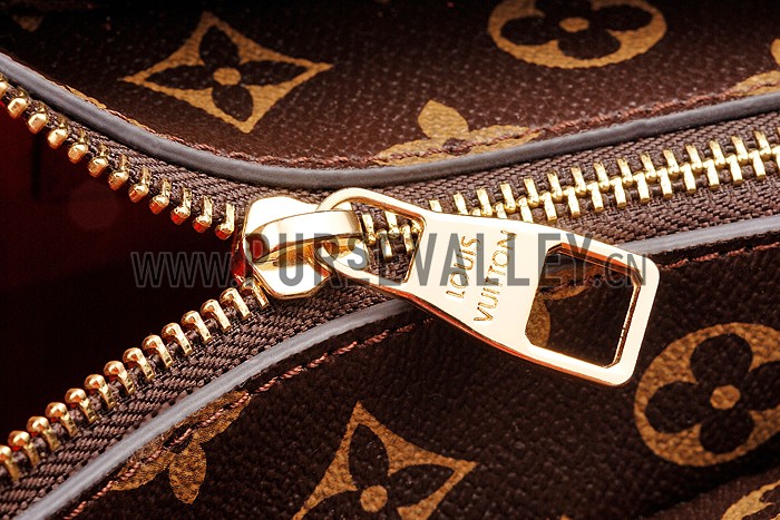 Louis Vuitton Monogram Kimono Shoulder Bag Dark Red