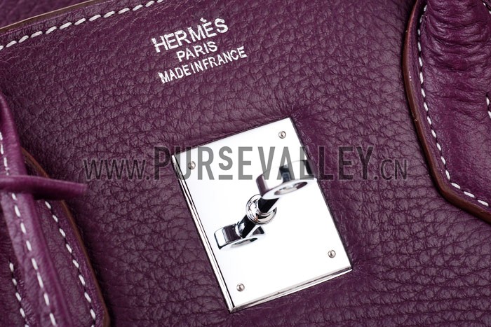 Hermes Birkin Plum