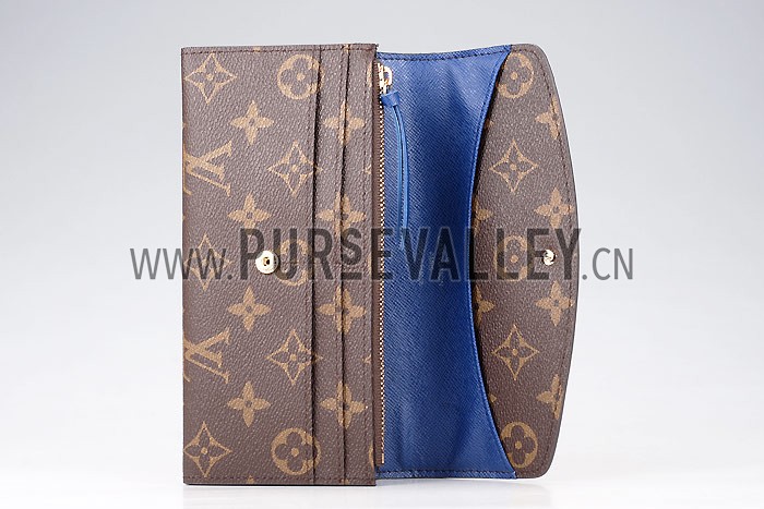 Louis Vuitton Emily Blue Wallet