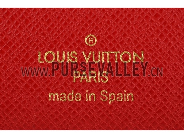 Louis Vuitton Insolite Red Mono Wallet
