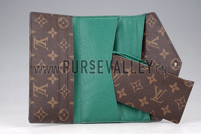 Louis Vuitton Josephine Green Wallet
