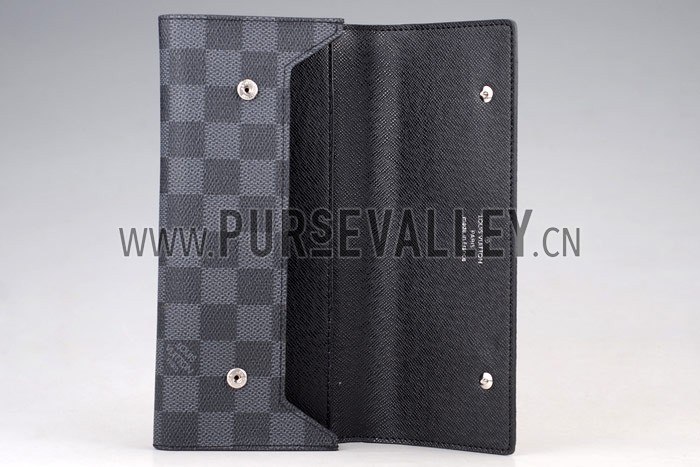 LV Adjustable Damier Graphite Wallet