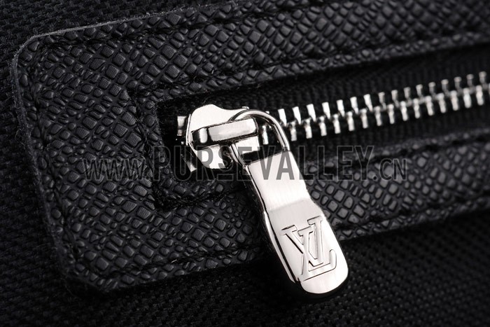 Louis Vuitton Milo Taiga Leather Black