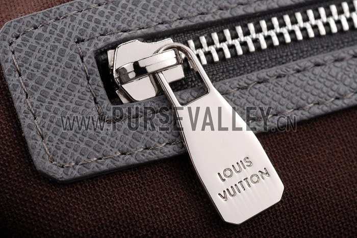 Louis Vuitton Roman MM Taiga Leather Glacier