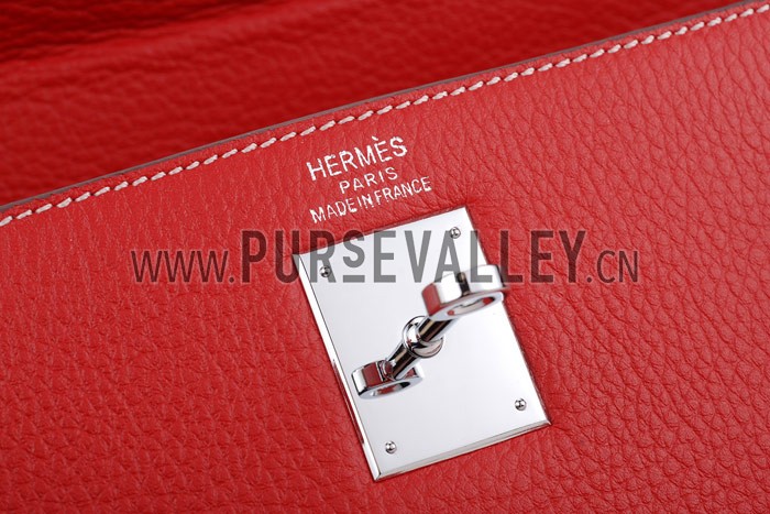 Hermes Kelly Small Red Bag