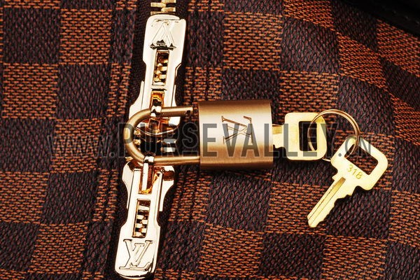 Louis Vuitton Damier Canvas Damier Keepall 55 With Shoulder Strap