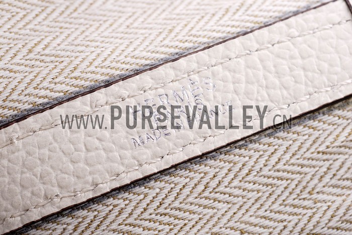 Hermes Garden Party Tote White