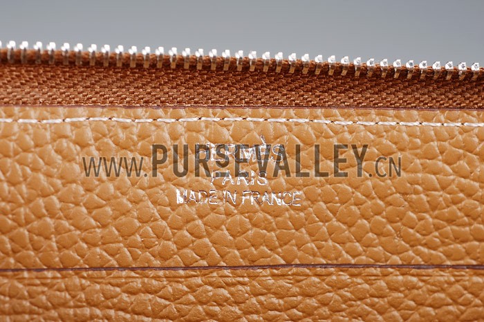 Hermes Azap Long Wallet Tan