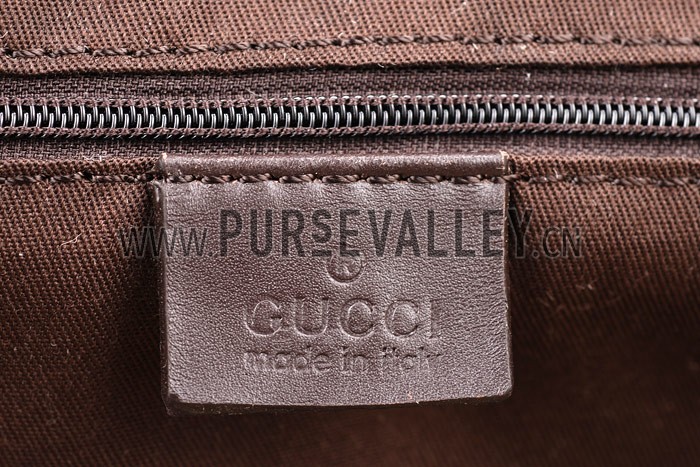 Gucci Monogram Canvas Messenger Bag