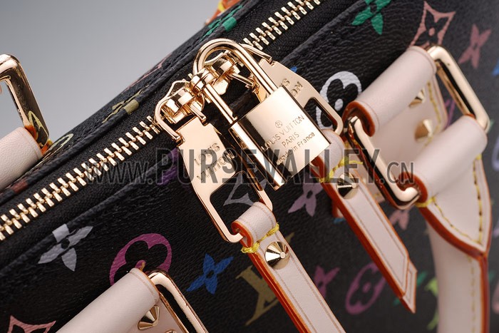 Louis Vuitton Black Murakami Alma PM