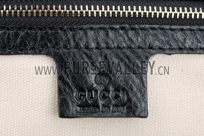 Gucci Soho Large Hobo with Embossed Interlocking G Black